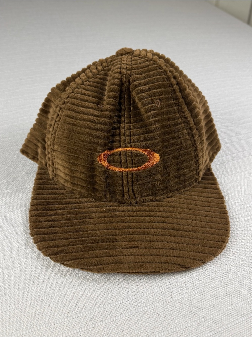 Oakley Snapback Hat Brown Corduroy Genuine Software Vintage